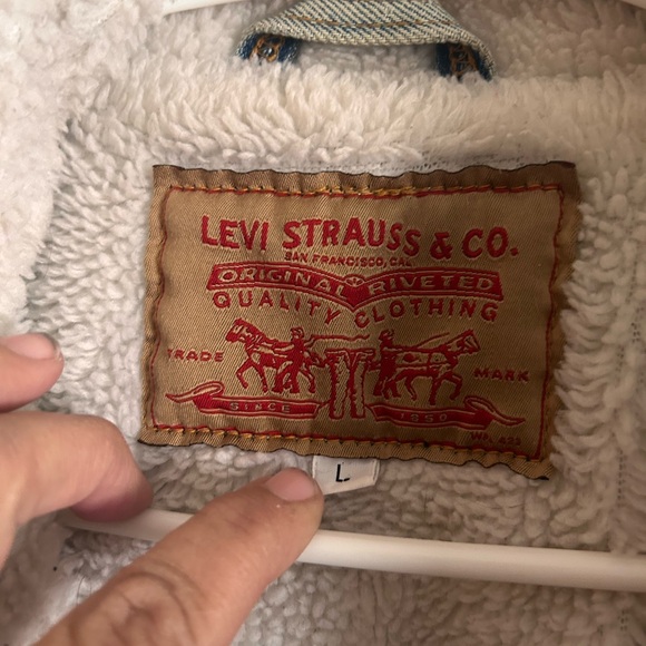 Levi's Denim Sherpa Jacket - Picture 5 of 5